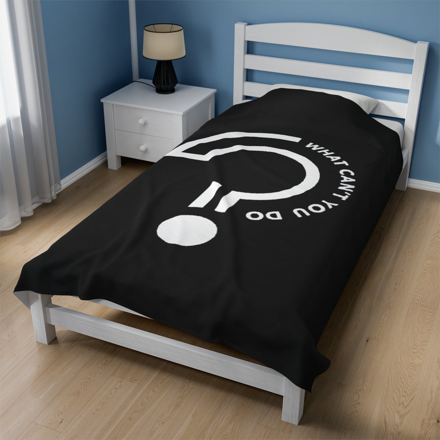 What Can't You Do? Plush Blanket