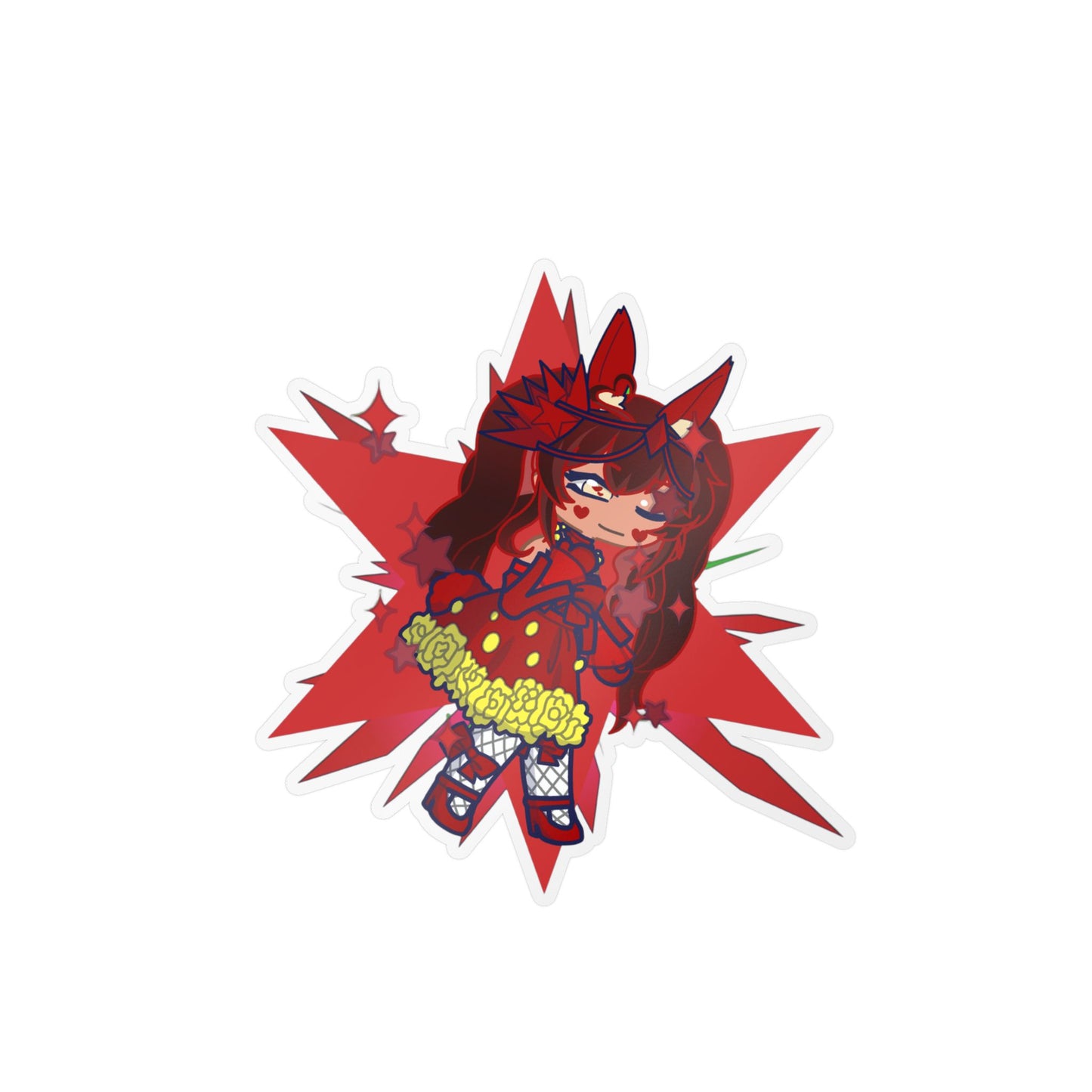 [Cure Curtain] - Theater Whimsy Vinyl Sticker