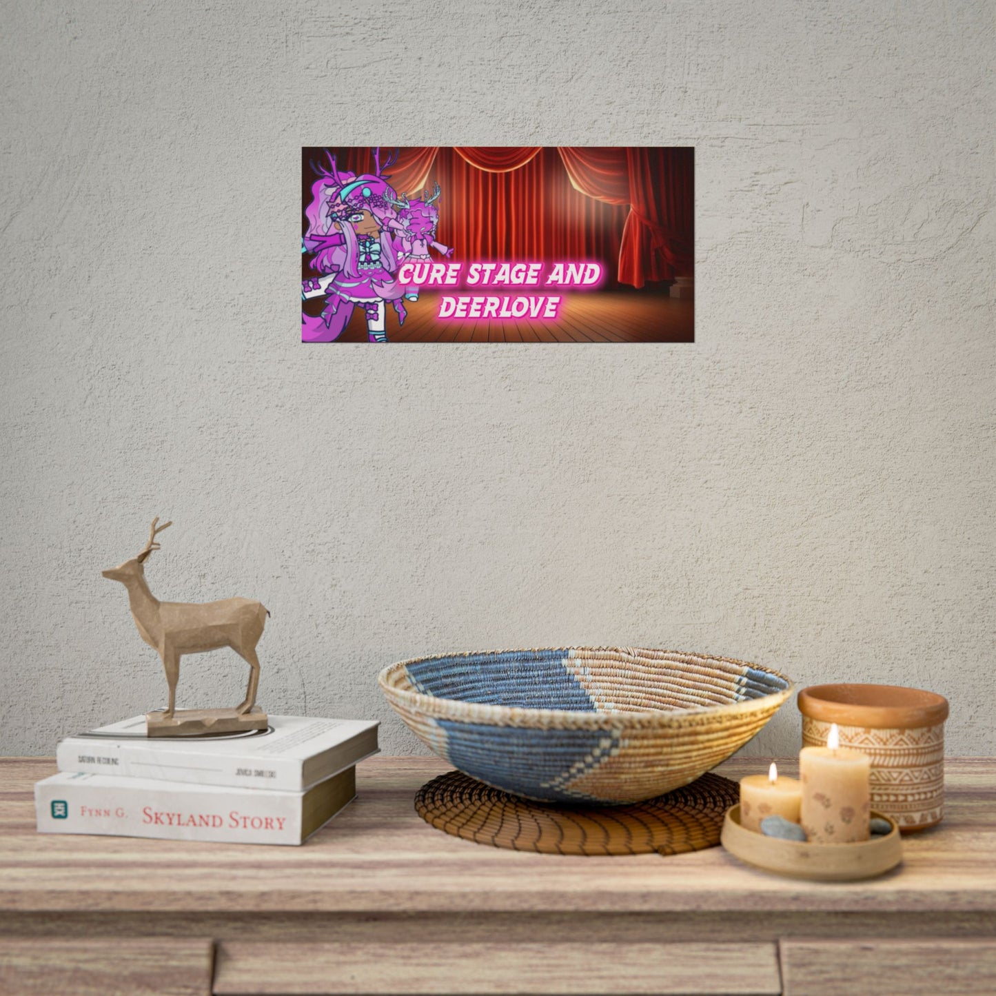 [Cure Stage and Deerlove] - Stage Magic Wall Scroll Poster