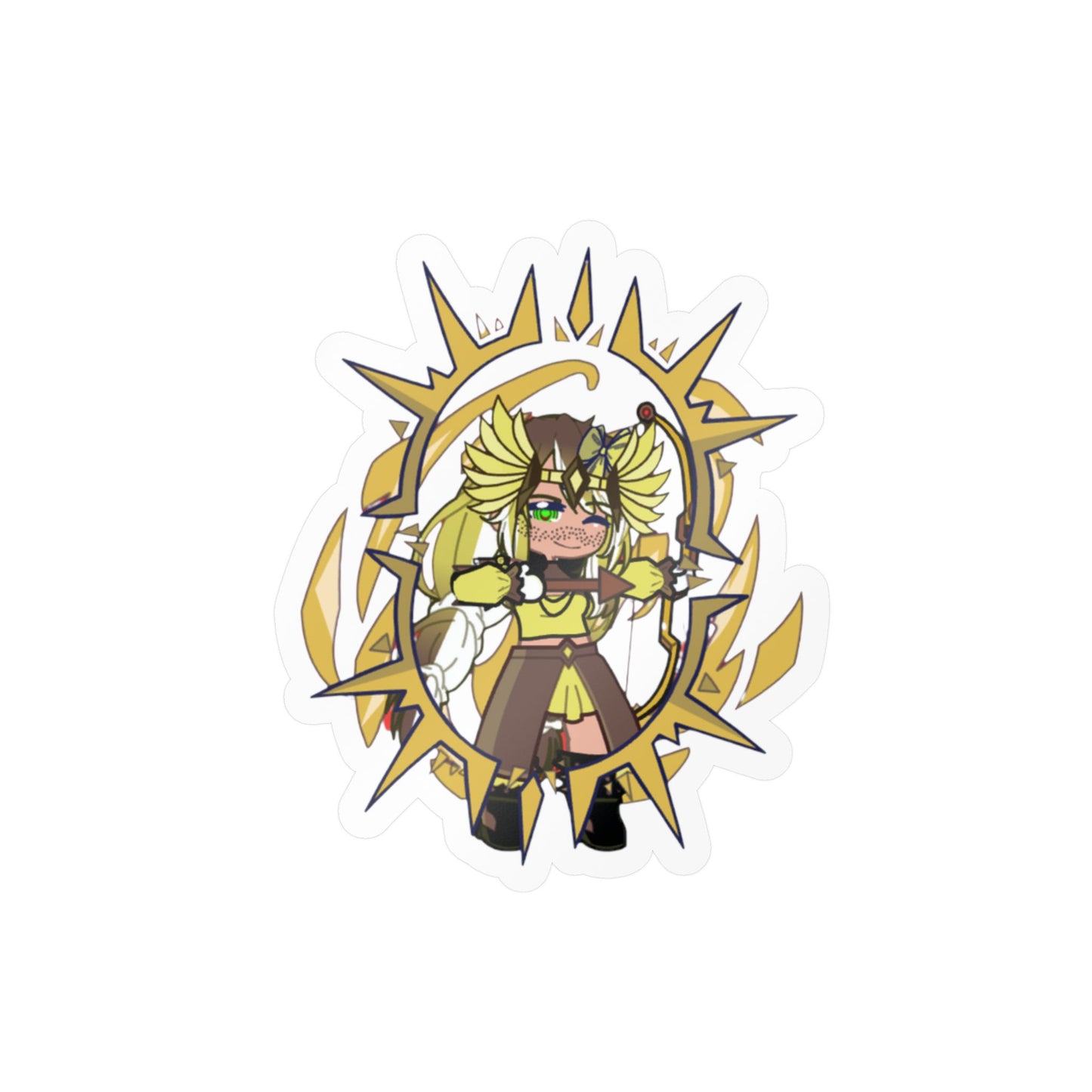 [Cure Artemis] - Ocean Whimsy Vinyl Sticker