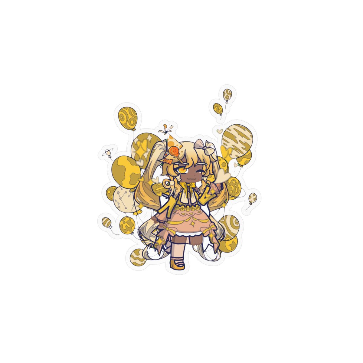 [Cure Confetti] - Celebration Whimsy Vinyl Sticker