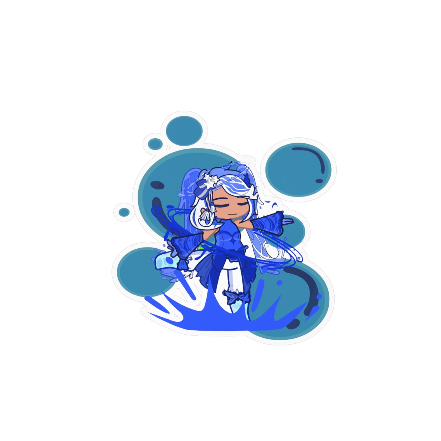 [Cure River] - Ocean Whimsy Vinyl Sticker