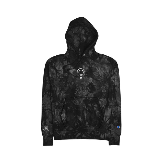 What Can't You Do? Unisex Champion Tie-Dye Hoodie: "Create. Inspire. Disrupt."