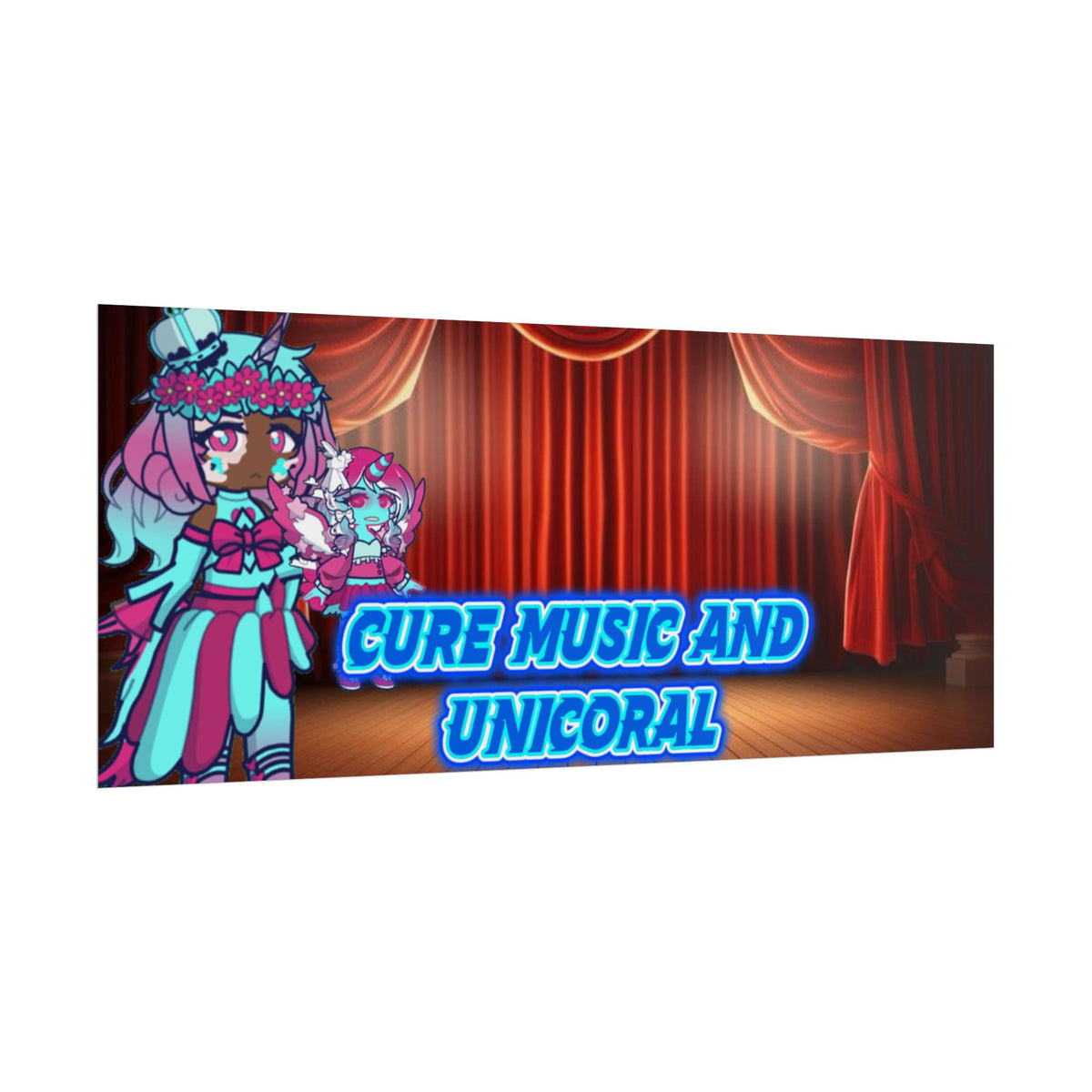 [Cure Music and Unicoral] - Harmony & Horns Premium Wall Poster