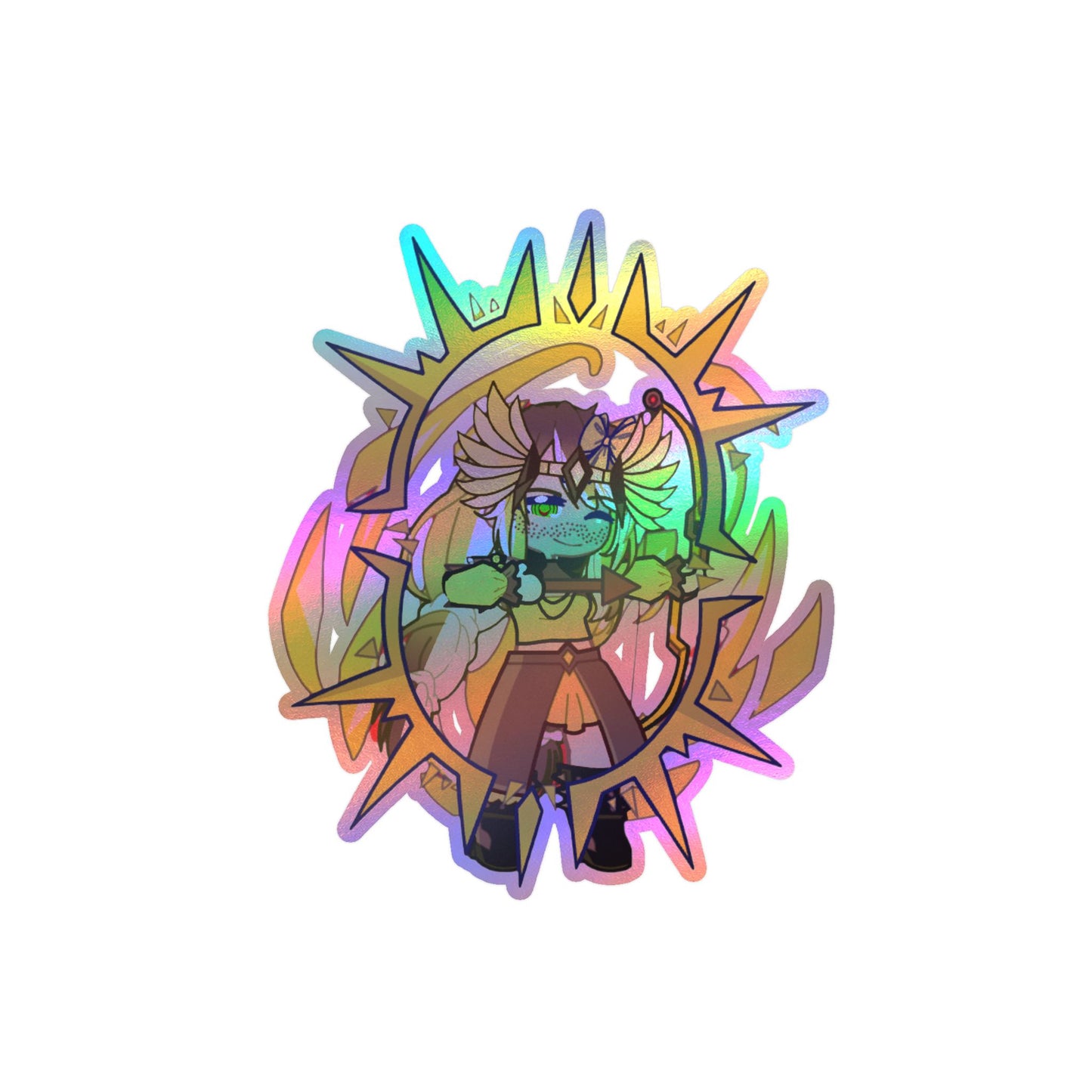 [Cure Artemis] - Ocean Whimsy Vinyl Sticker