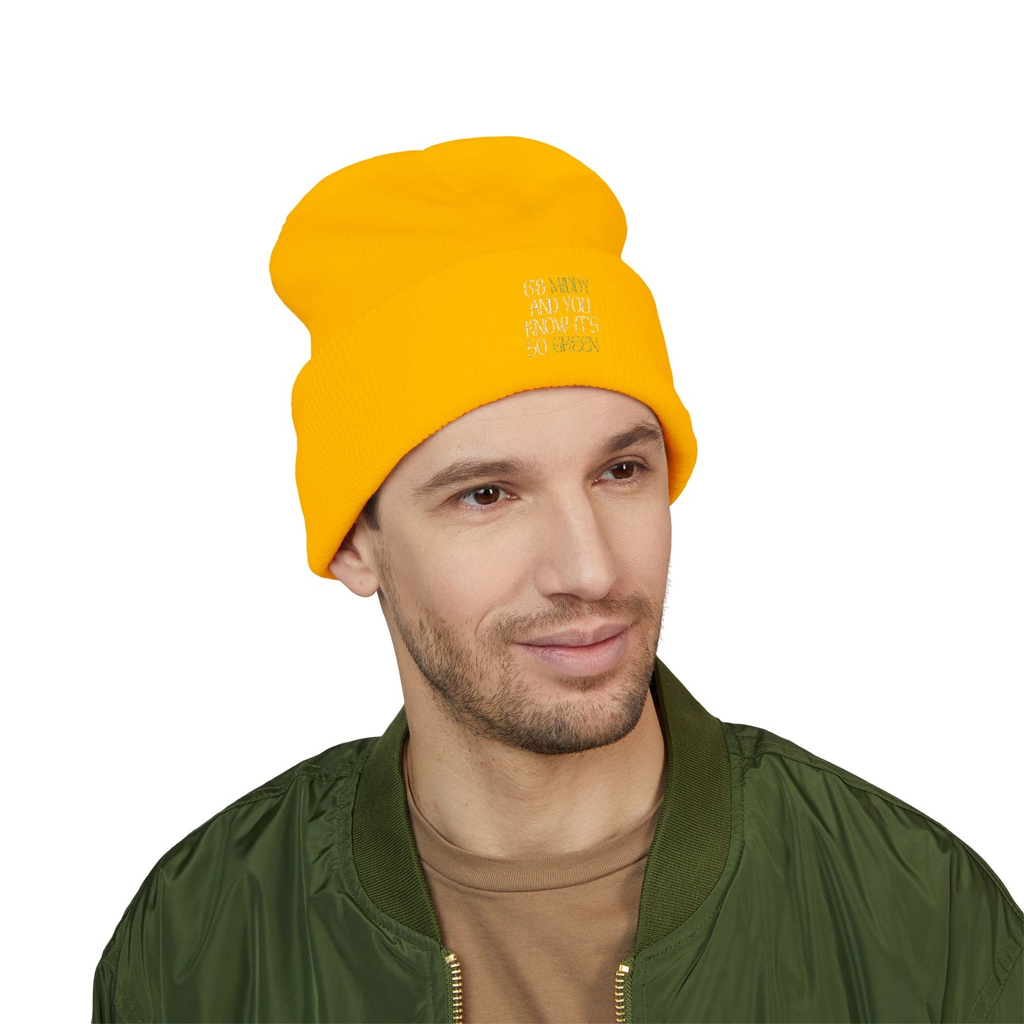 "6'8 Middy and You Know It's So Green" Beanie (Top Off Your Clutchness)