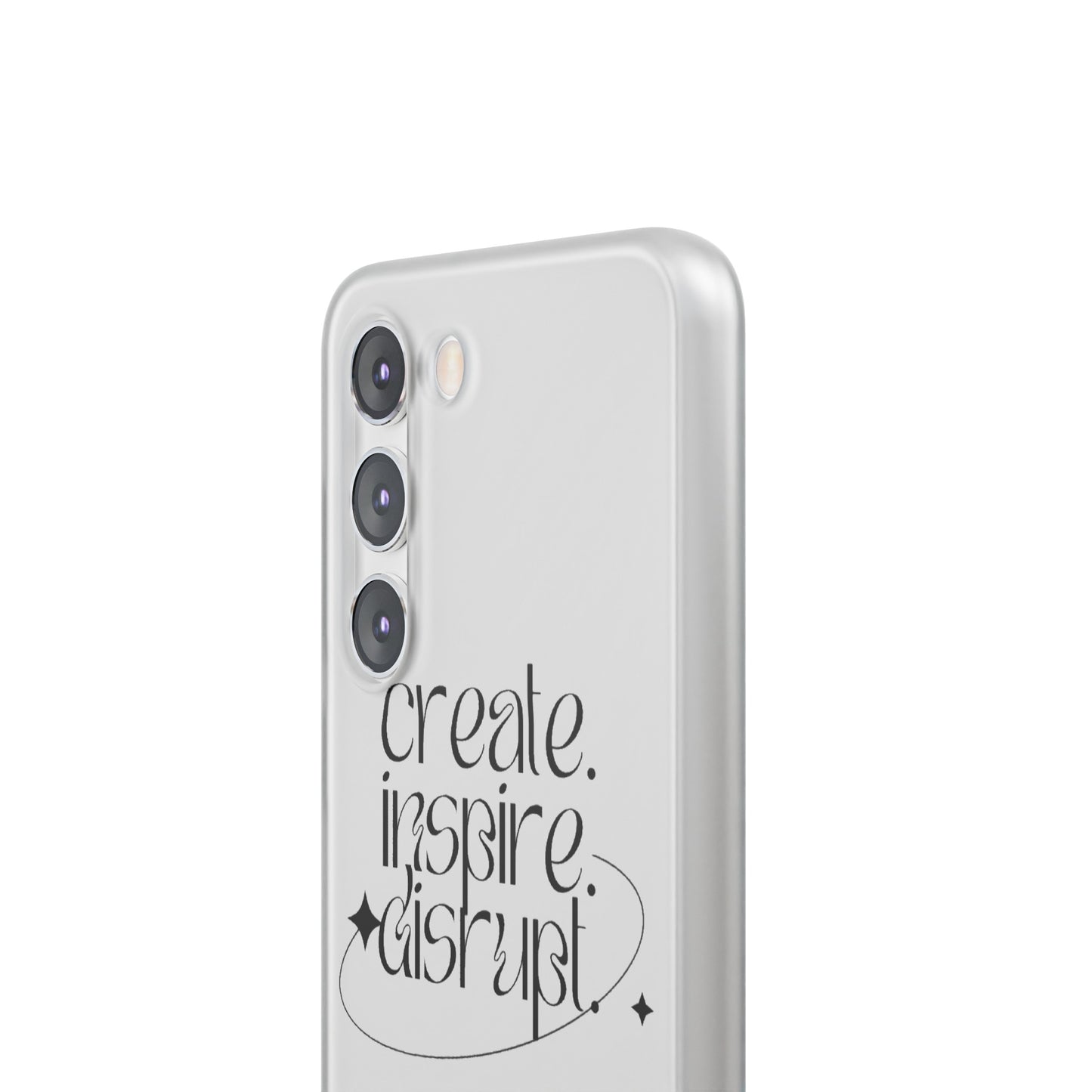 "Create, Inspire, Disrupt" Flexi Phone Cases: What Can't You Do?