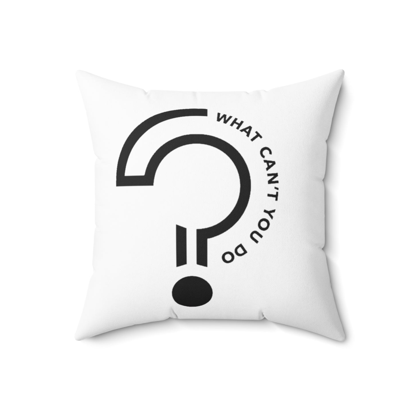 What Can't You Do? Pillow: "Create, Inspire, Disrupt"