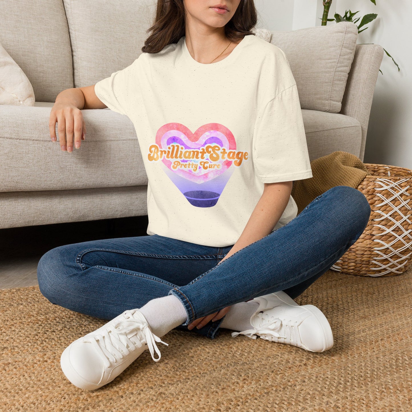 [BrilliantStage Pretty Cure Logo] - Official Team Graphic Tee