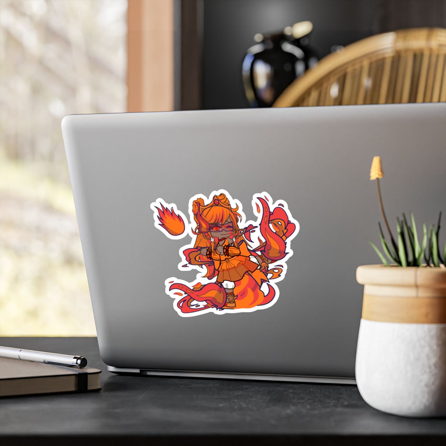 [Cure Flare] - Flame Whimsy Vinyl Sticker