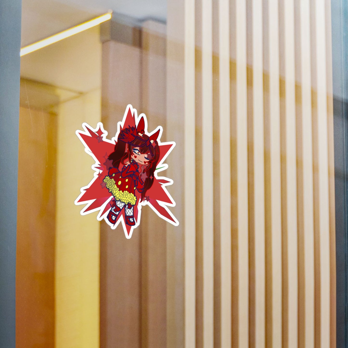 [Cure Curtain] - Theater Whimsy Vinyl Sticker