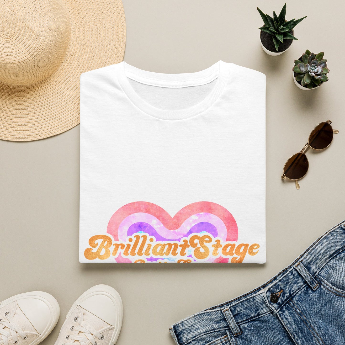 [BrilliantStage Pretty Cure Logo] - Official Team Graphic Tee