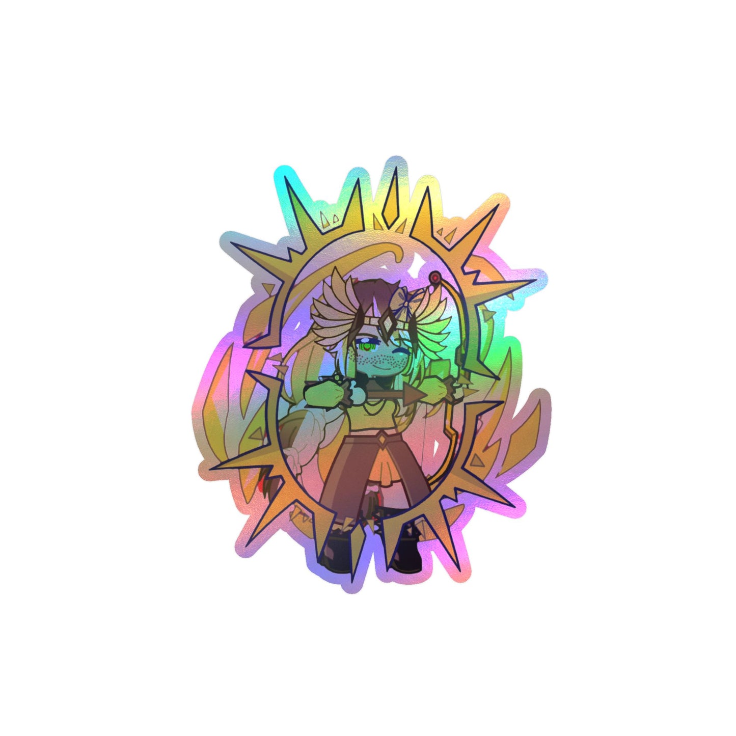 [Cure Artemis] - Ocean Whimsy Vinyl Sticker