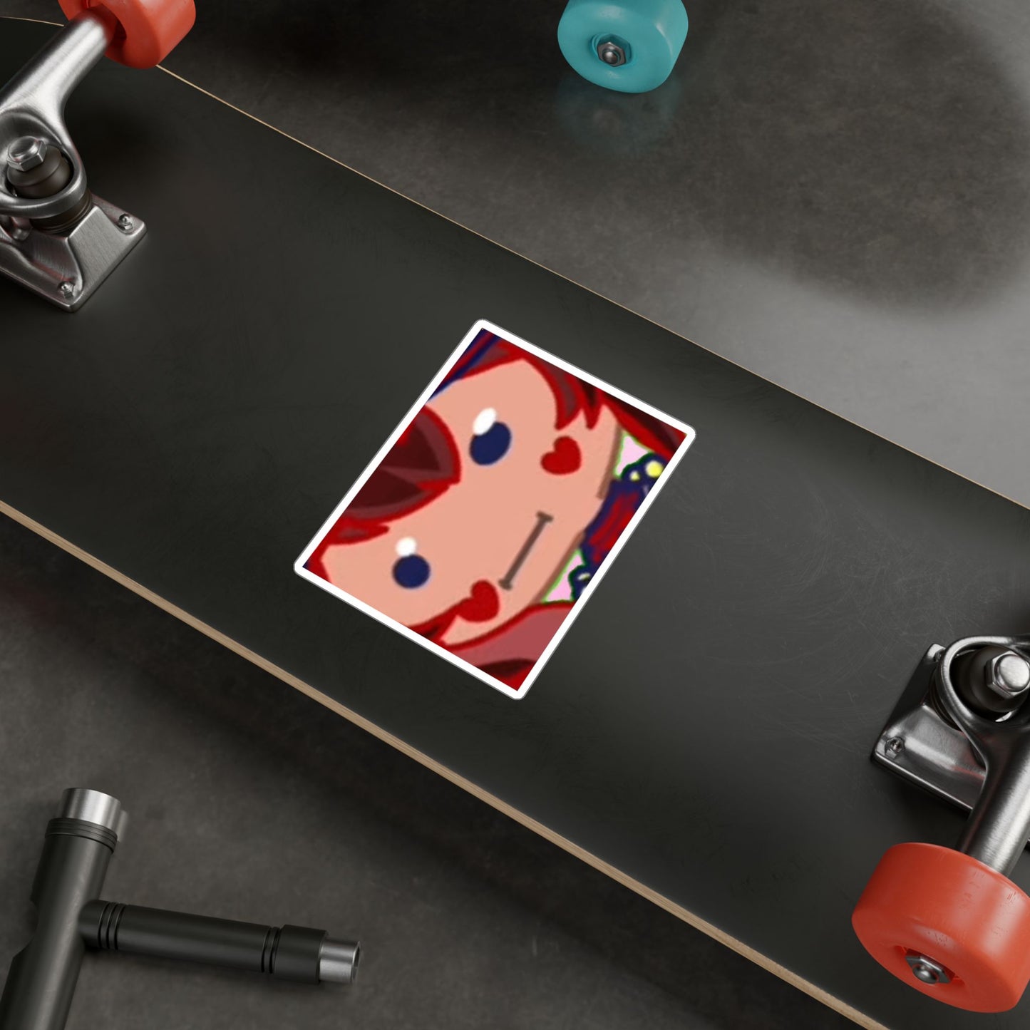 [Blank Face] - Deadpan Aesthetic Vinyl Sticker