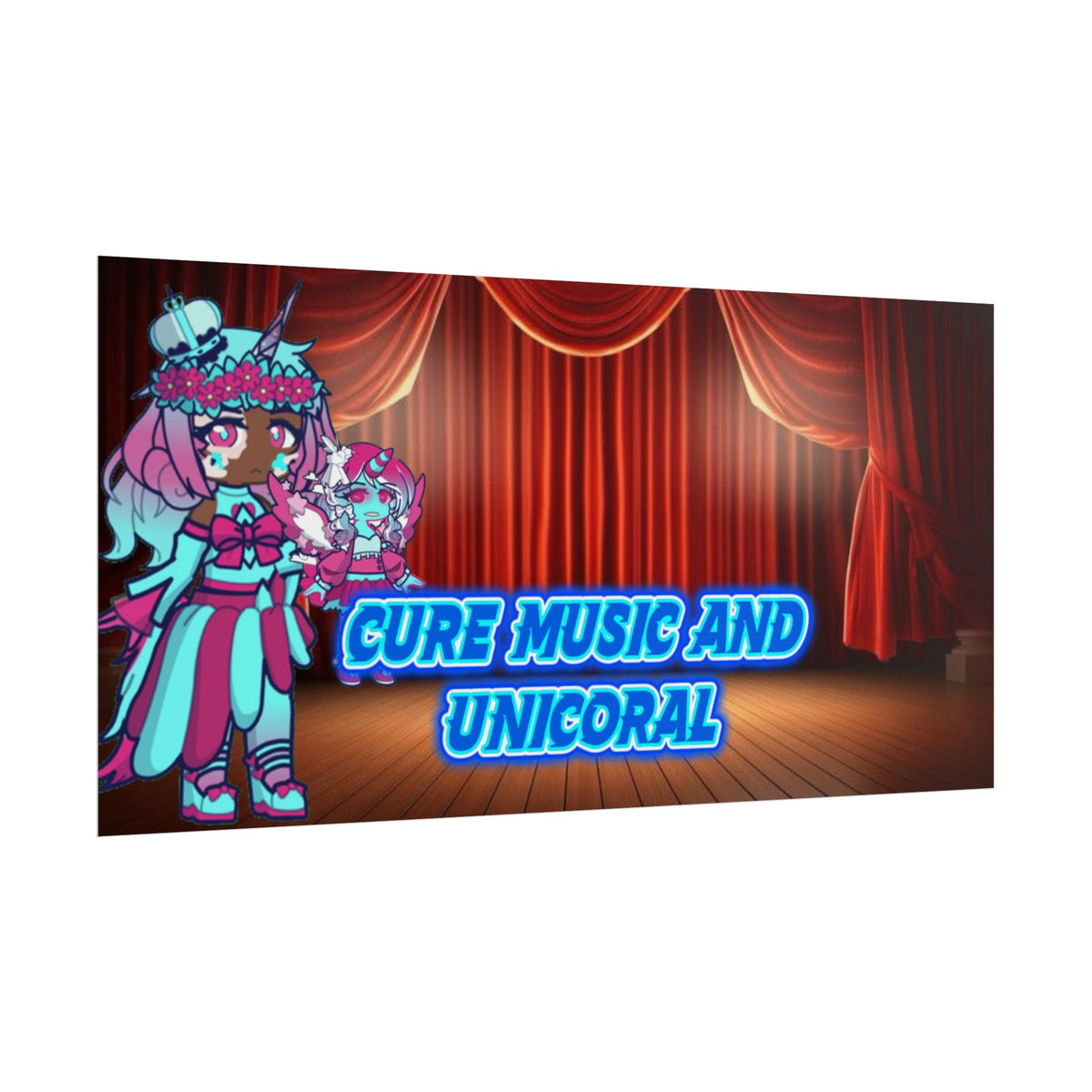 [Cure Music and Unicoral] - Harmony & Horns Premium Wall Poster